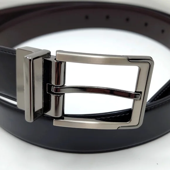 PERRY ELLIS POTFOLIO MEN'S REVERSABLE BELT, BROWN AND BLACK